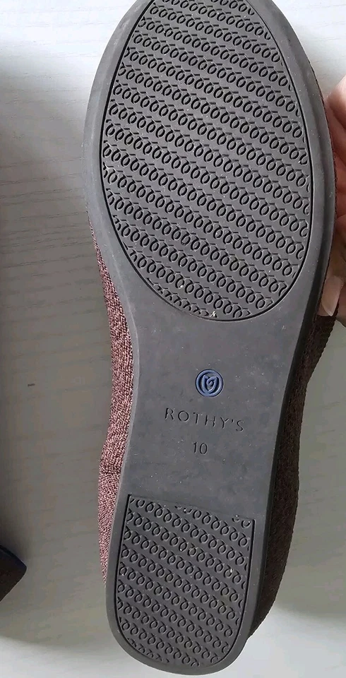 Women's Rothy's Marigold Flat Slip-On Loafers 10 Round Toe Stretch Ballet Light - Image 2 of 4