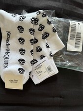 Alexander McQueen Allover Skull socks ,NWT