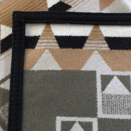 Rare! Vintage Pendleton Eddie Bauer Wool Southwestern Blanket 66" x 82" USA MINT - Picture 7 of 8