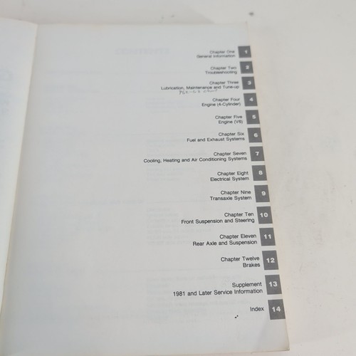Clymer GM X-Cars Shop Manual Buick Skylark Citation Omega Phoenix 1980-1983 - Picture 5 of 7