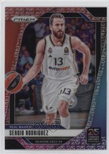 2024-25 Prizm Turkish Airlines EuroLeague 25th Anniversary Sergio Rodriguez 14mf
