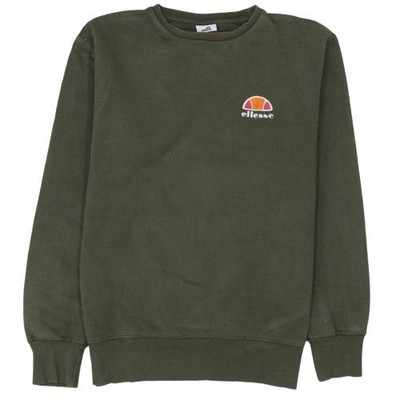 Ellesse Herren Pullover Sweatshirt grün Rundhals Größe M