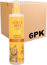 Waterless Cat Shampoo Spray, No-Rinse Cat Dry Shampoo with Shea Butter Honey f
