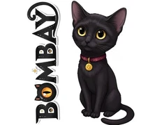 Bombay Sticker and Magnet - the Parlor Panther Purrkins™ – Domestic Cat Breed |