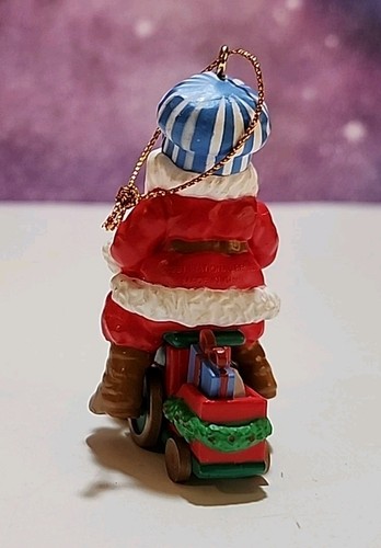 4 Babbo Natale in treno orsacchiotto cavallo a dondolo orsacchiotto surf ghiaccio Arctic Express ornamenti - Foto 5 di 23