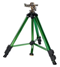 Impact Sprinkler Head on Tripod Base, 360 Degree Irrigation 16" To 37.5" Height
