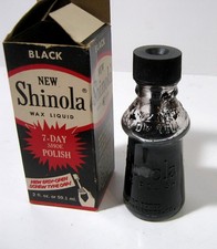 Vintage 1950s Shinola Shoe Polish Box  Bottle Prove You Know the Difference