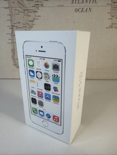 Original Apple iPhone 5S 16GB Silver White Empty Box Only - No Phone