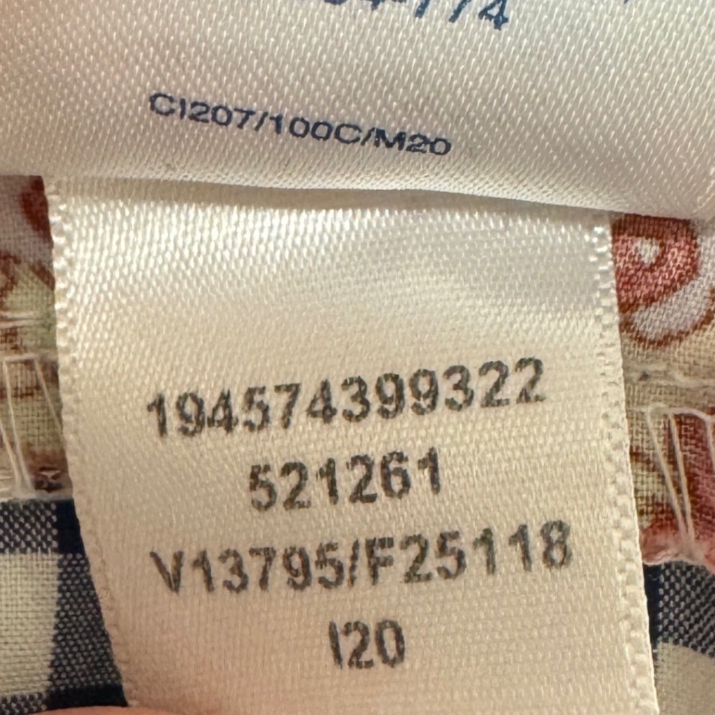 Lands' End Patchwork Button Down Shirt Women's XS… - image 9