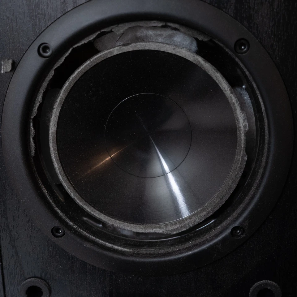 [WIE BESEHEN/GEBLASENE TIEFTÖNER] Paar Infinity Reference One Vintage Regallautsprecher - Bild 2 von 4