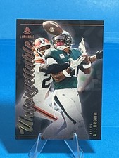 2025 Panini Luminance Football AJ Brown Unforgettable #9 Philadelphia Eagles