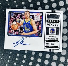 2022-23 Panini Contenders Image Variation Autograph 132 Patrick Baldwin Jr. RC