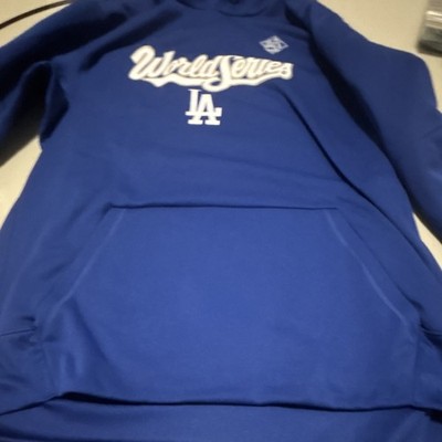 Nike Los Angeles Dodgers MLB World Series Hoodie Blue Baseball XXL