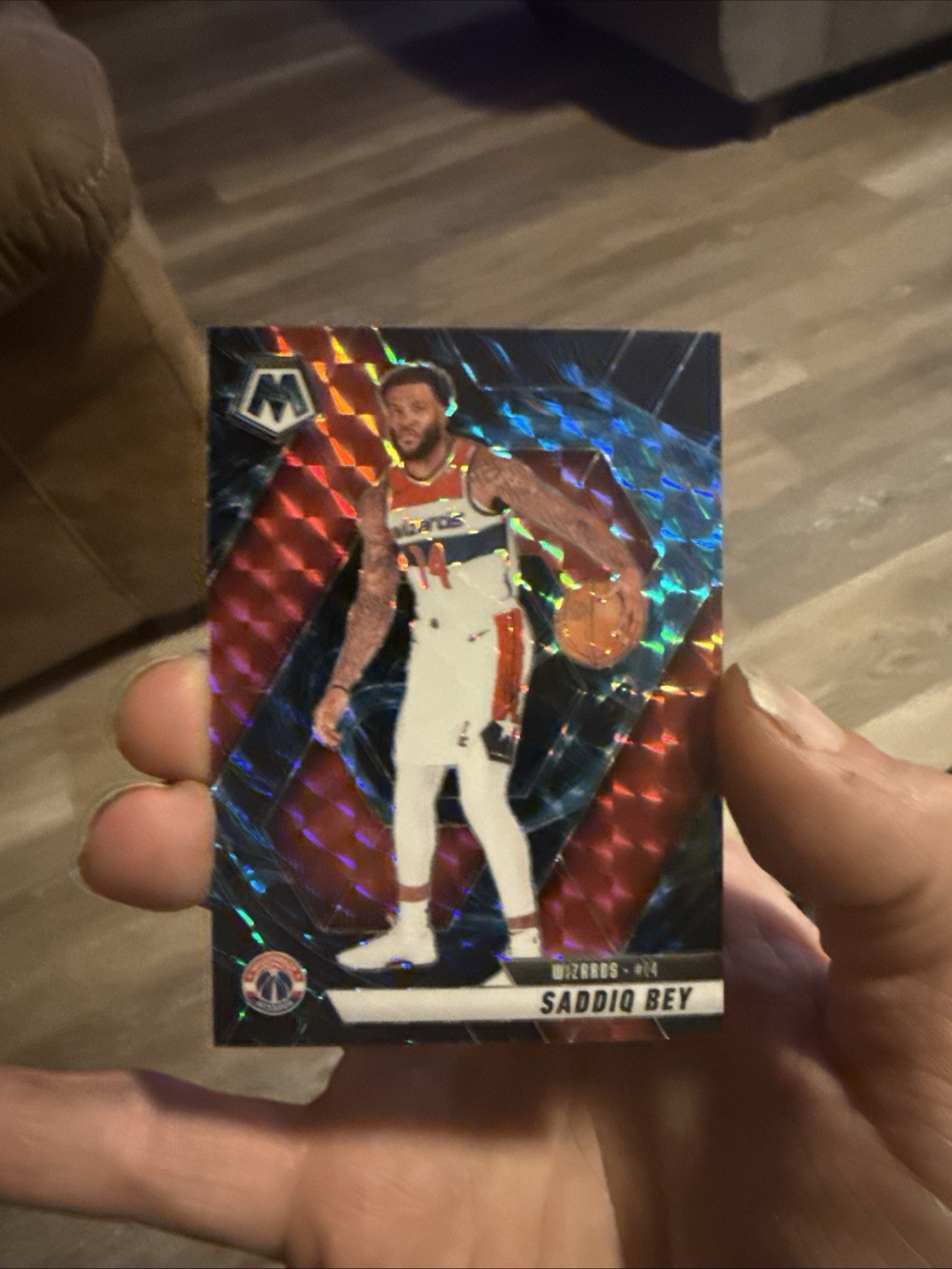 2024-25 Panini Mosaic - Saddiq Bey #79 Genesis Mosaic Prizm