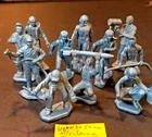 Marx MPC Metallic Blue Figures Air Force Space Cape Canaveral 10/11 Pose NrCompl