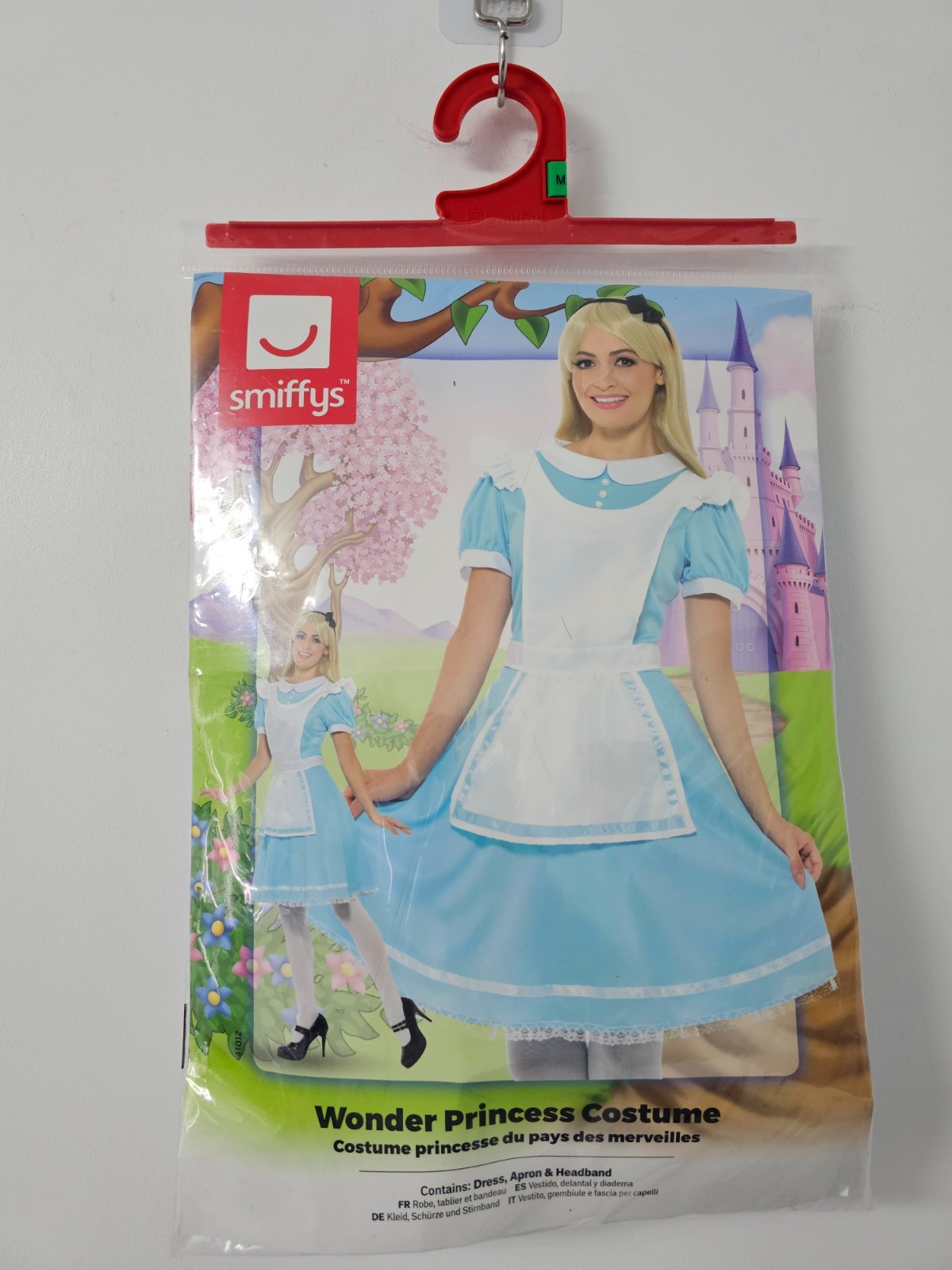 Disfraz de Princesa Maravilla Smiffys Mujer Azul Vestido de Cuento de Hadas Mediano