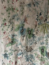 Sofas and Stuff  Jungle Jaded Natural Linen FabricUpholstery job lot