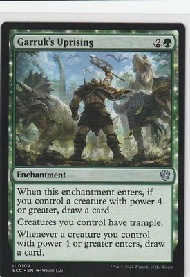 Garruk's Uprising 109 Commander: Lorwyn Eclipsed Magic: The Gathering NM