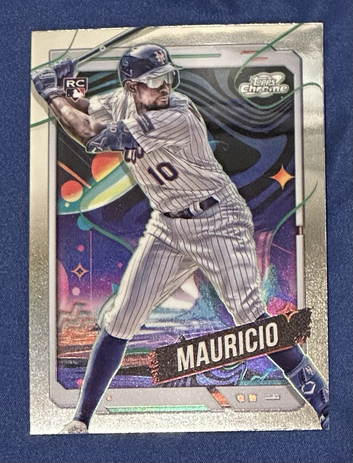 2024 Topps Cosmic Chrome Ronny Mauricio Rookie Mets #10 (RC)