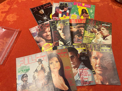 Film Review Magazine: 12 Issues (January - December 1973) James Bond