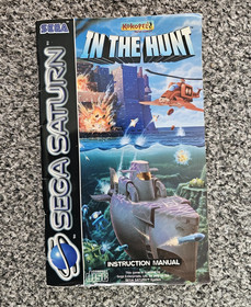 In The Hunt - Sega Saturn - Boxed with Manual - PAL - Complete CIB - Rare