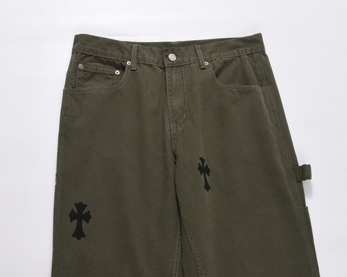 Heavy KANYE Cross Washed Jeans Loose Straight Down Hose Herren Trend - Bild 10 von 23