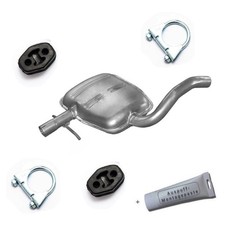 Mittelschalldämpfer + KIT   Auspuff  für VW Golf  III/IV Vento 1,6 2,0 HB Cabrio