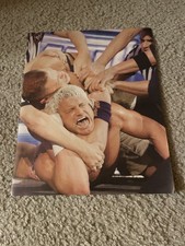Vintage DOLPH ZIGGLER vs. JOHN CENA WWE Wrestling Pinup Photo Magazine Clipping