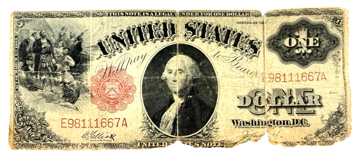 1917年 ONE DOLLAR  Dollar Bill 1917 for sale | eBay