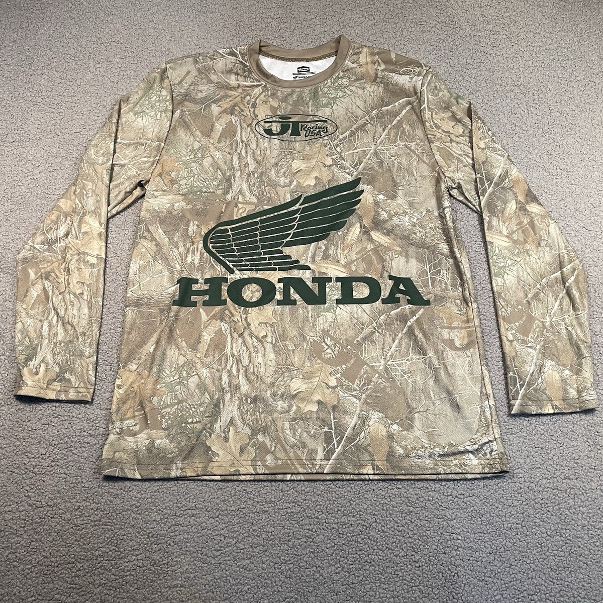 Maillot De Paintball JT Racing XXL Manches Longues - Camo Noir/gris - Vintage USA