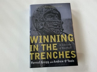 Winning in the Trenches Signed Green Bay Packers Forrest Gregg Book