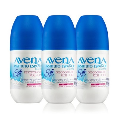 Deodorant Roll-On Soft, Extreme Softeness, Long-Lasting, Non-Alcohol, 3-pack ...