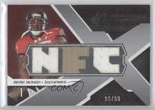 2008 SPx Dual Jersey Conference Letters Numbered to 99 90/99 Dexter Jackson 0j6