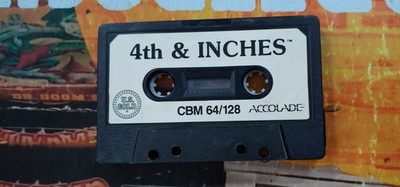 4th & Inches (US Gold 1988) Commodore 64 (Tape) works 8-bit classic