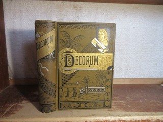 Old DECORUM Book 1882 VICTORIAN ETIQUETTE MANNERS DRESS FASHION LETTER COSMETICS
