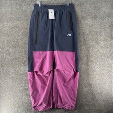 Nike Tech Woven Oversized Pants Cosmic Fuchsia Men s Size Large HM7158-437 NWT