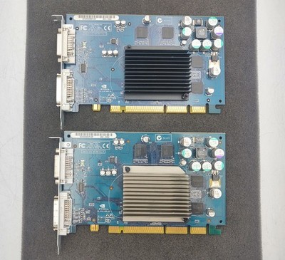 LOT OF 2 APPLE G5 nVIDIA GeForce 180-10146-0000-A01 - 64MB GRAPHICS CARD
