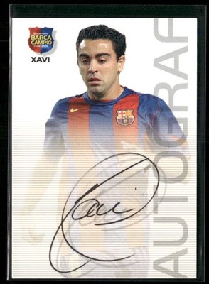 2004 Panini Megacracks Barca Campeon Catalan Xavi Hernandez FC Barcalona #NNO