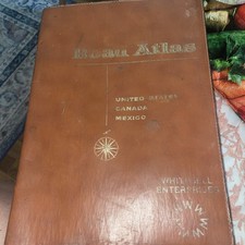 Atlas routier vintage 1984 par Rand McNally États-Unis Canada Mexique GRAND 11,5”x 15”