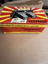 Lestrade Simplex stéréoscope avec boîte + lot de vues/stéréogrammes France