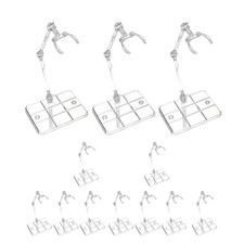 12Pc HG144 c Action Figure Display Holder Bas...