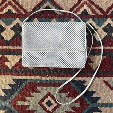 Vintage Whiting Davis White Metal Mesh Purse