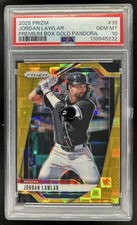 2025 Panini Prizm Jordan Lawlar Prizm Premium Box Gold #/4 PSA 10 GEM MINT