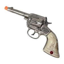 ANTIQUE STEVENS "WESTERN BOY" CAST IRON CAP GUN 1940 7 3/4" W4.1