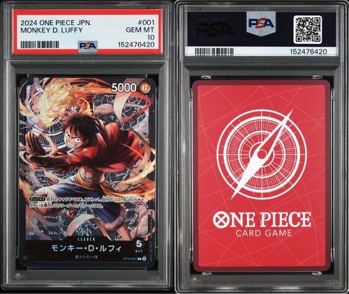 Monkey.D.Luffy graded PSA 10 for sale on eBay