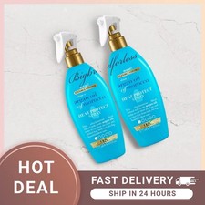 OGX Argan Oil of Morocco Heat Protect Hair Spray, 177Ml -2 Pack