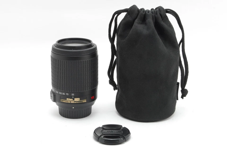 [MINT] Nikon AF-S NIKKOR 55-200mm f/1 4-5.6 G ED DX VR Camera Lens Zoom JAPAN - Image 2 of 4