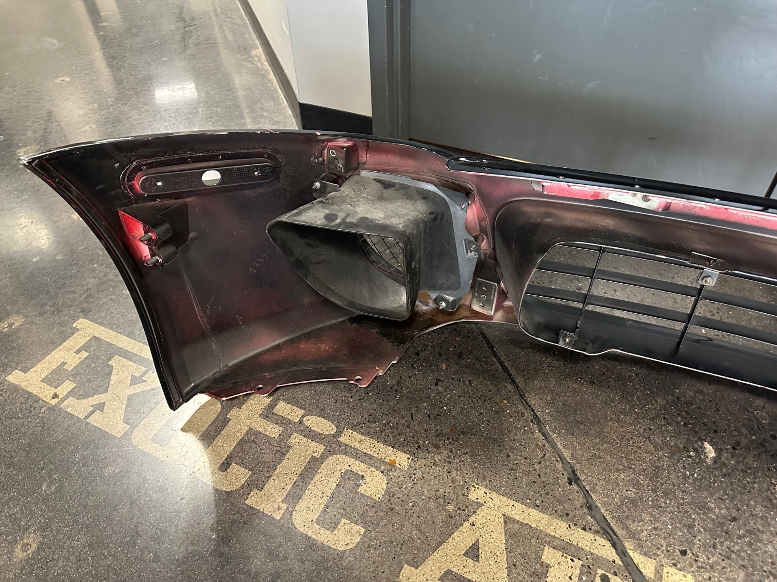 Ferrari 599, Front Bumper Assembly, W/ Grilles, Prior Repair, Used, P/N 69982810