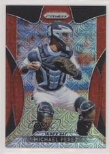 2019 Panini Prizm Tier III Red Mojo Prizm 6/299 Michael Perez #260 6ks