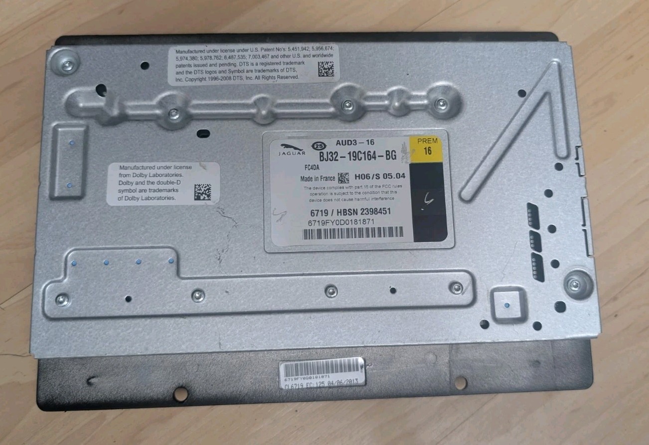 2012-2017 LAND ROVER JAGUAR BJ32-19C164-BG AMP RADIO STEREO AUDIO AMPLIFIER